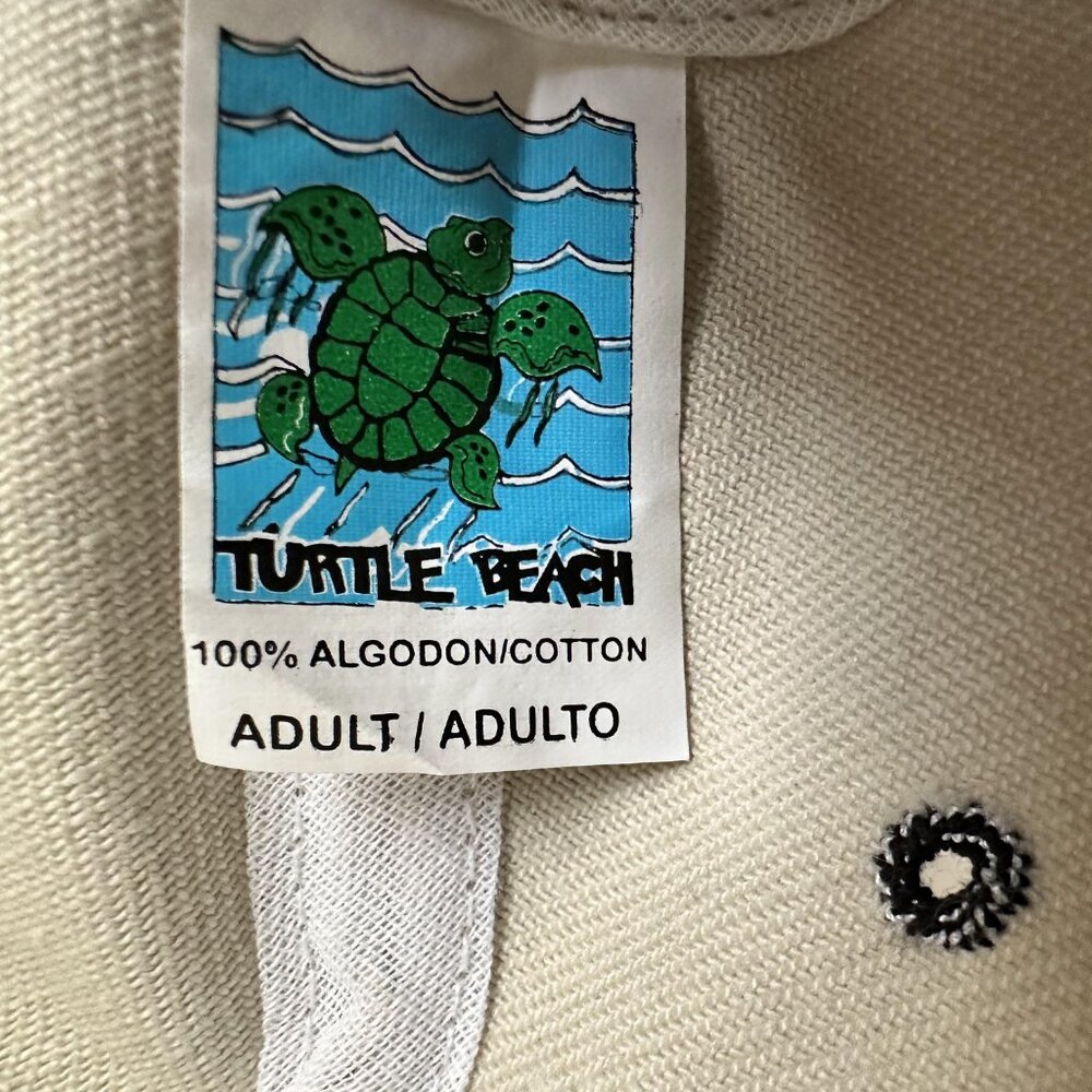 Cancun Toucan Bird Hat Turtle Beach 100% Cotton Cap Adjustable Strap Back - Picture 9 of 10